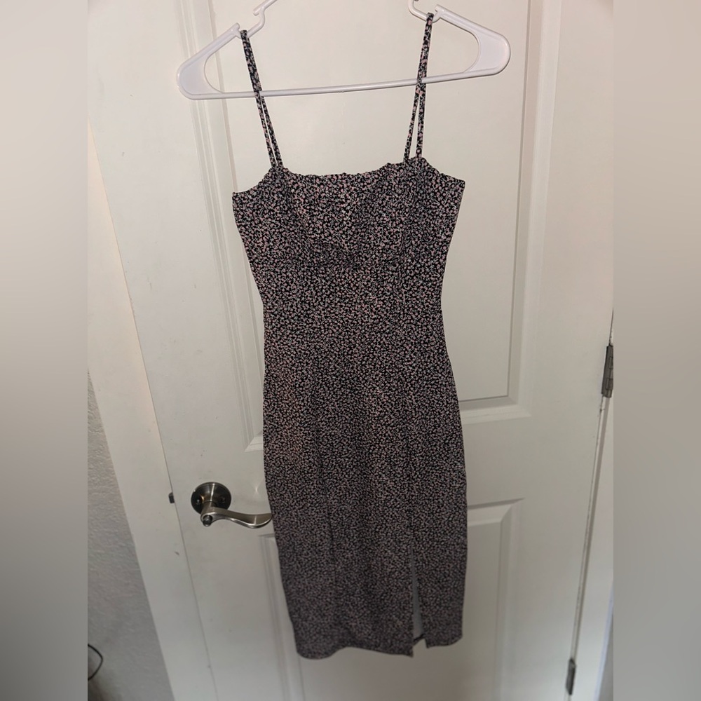 Floral Spaghetti Strap Dress
